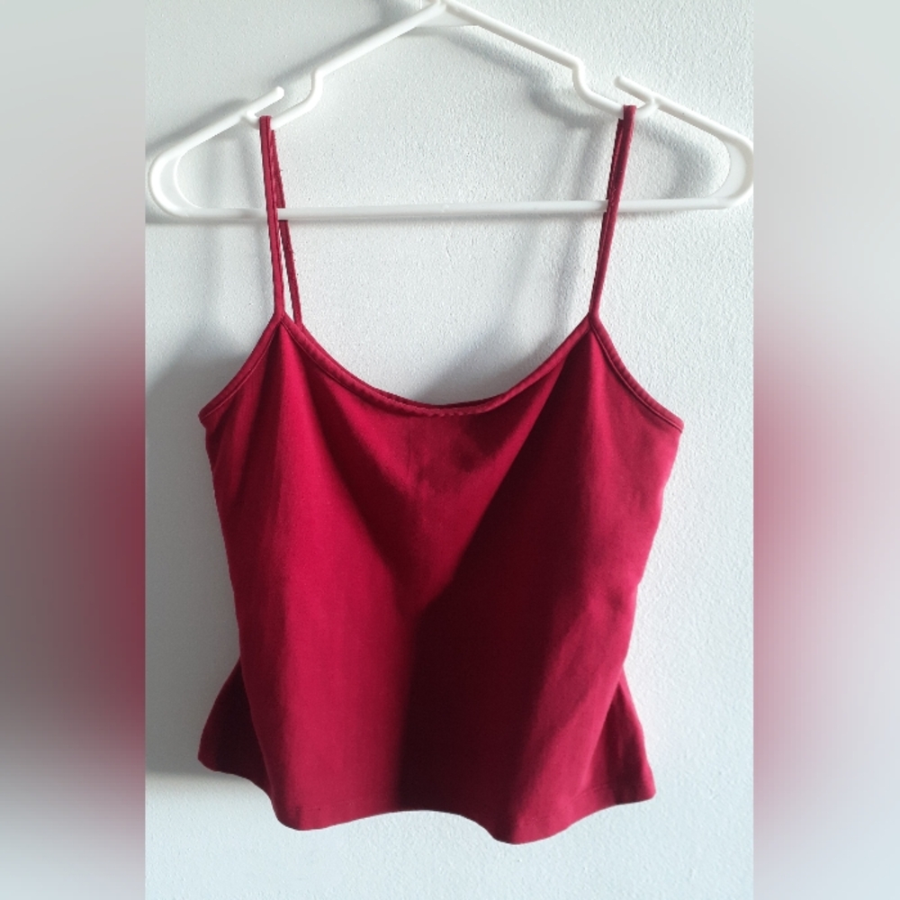 Spaghetti-strap Tank Top with built-in Bra